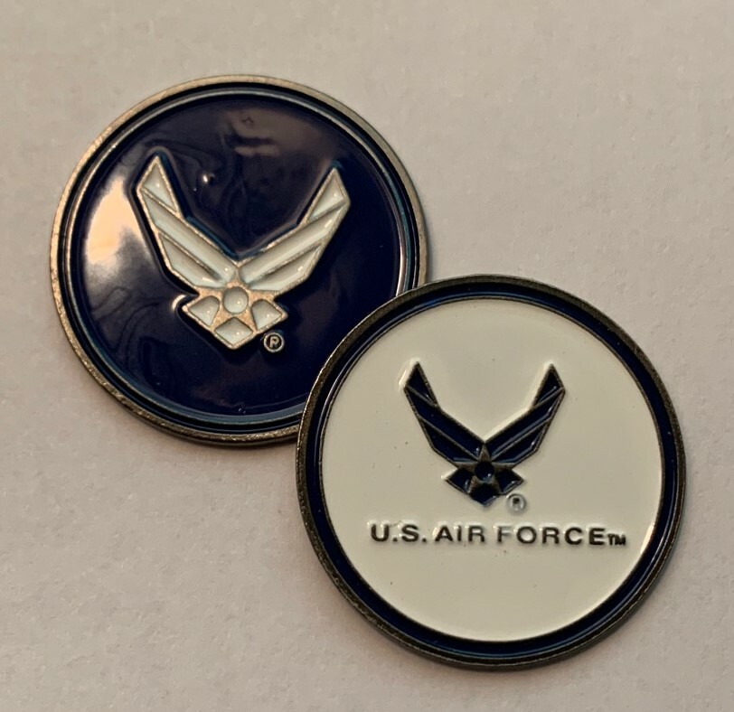 Air Force Golf Ball Marker New