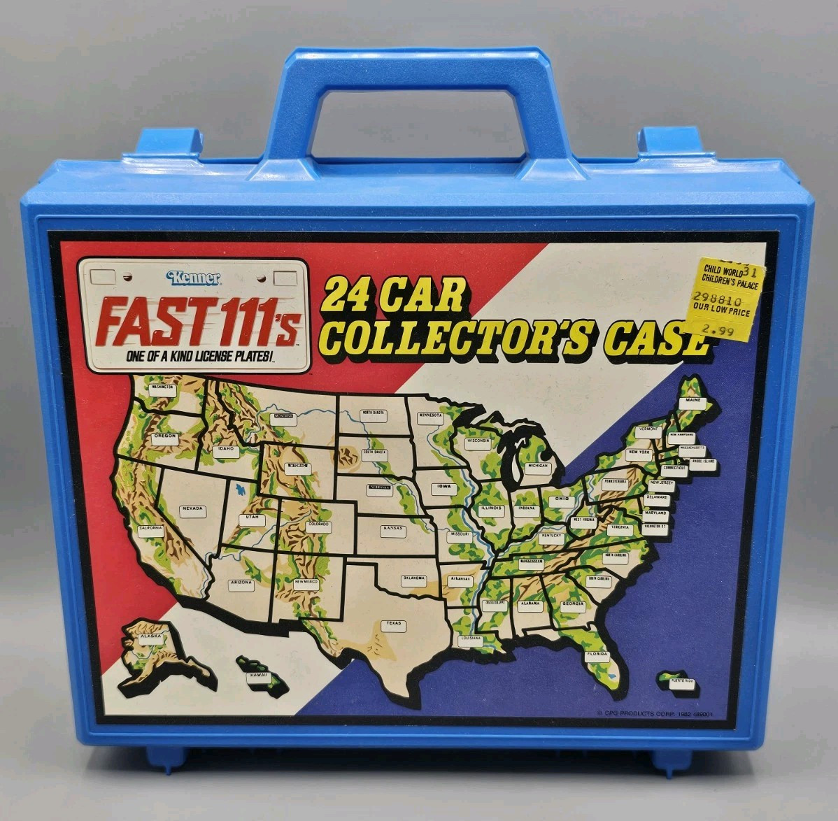 VINTAGE 1982 KENNER FAST 111'S 24 CAR COLLECTORS CASE, Cincinnati Ohio, NOS