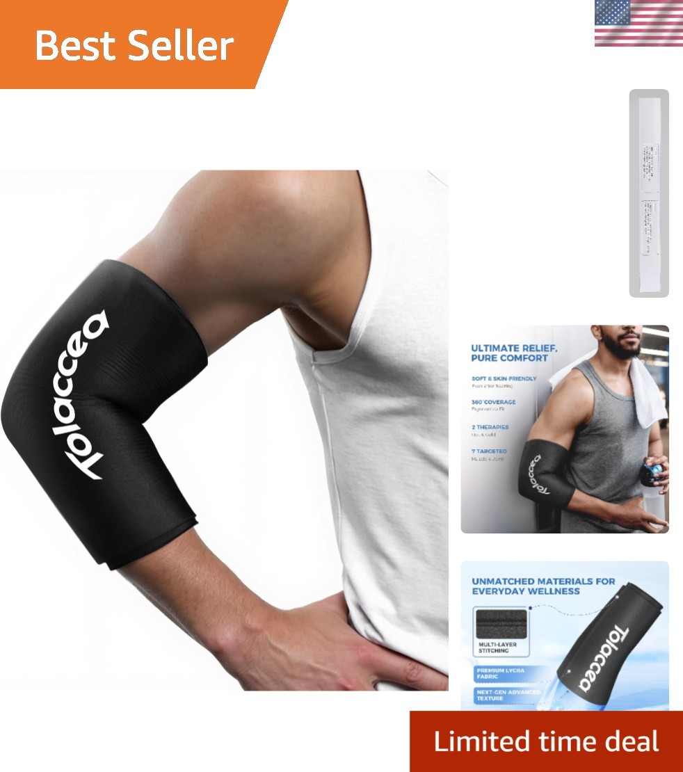 Hot & Cold Therapy Flexible Ice Packs Cold Therapy Compression Sleeve Reusabl...