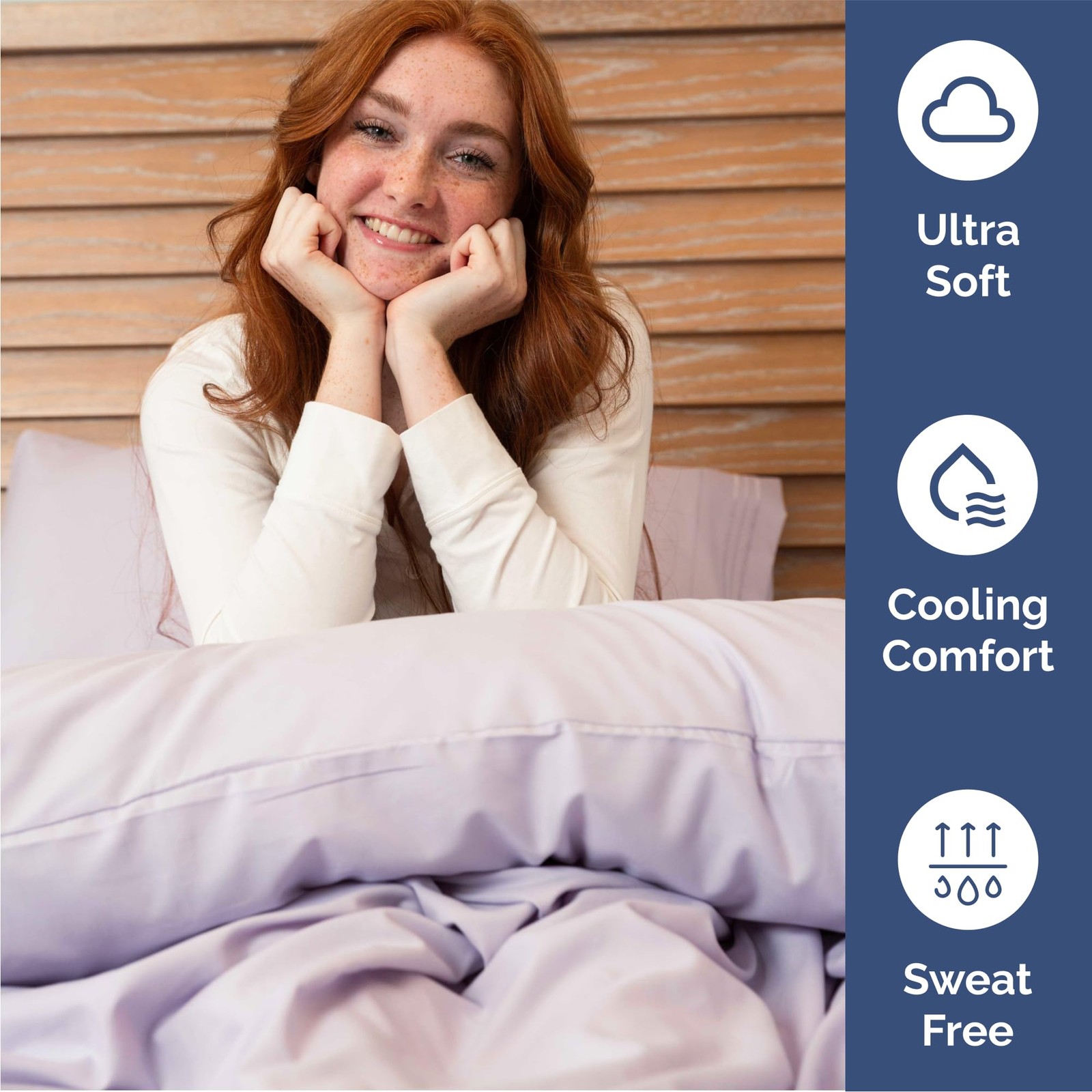 Queen Size 4 Piece Sheet Set - Comfy Breathable Cooling Bed Sheets Set - Hot...
