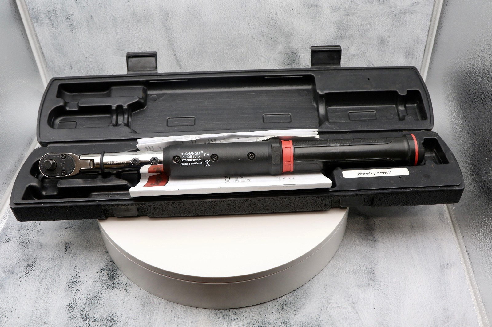 SNAP-ON ATECH2FR100B 3/8" FLEX HEAD TECHANGLE 5-100FT.LB TORQUE WRENCH