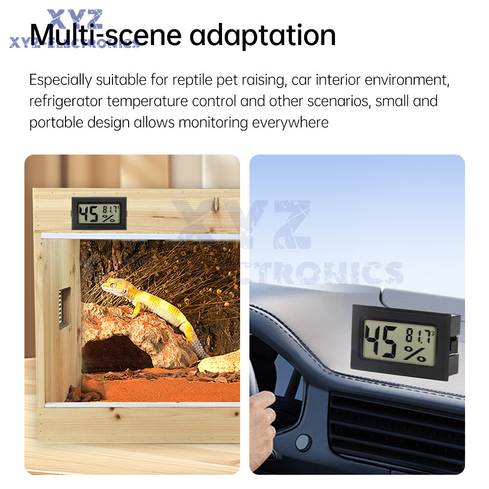 HM20 Embedded Thermo-Hygrometer Temperature and Humidity Meter ℃/℉ Switchable