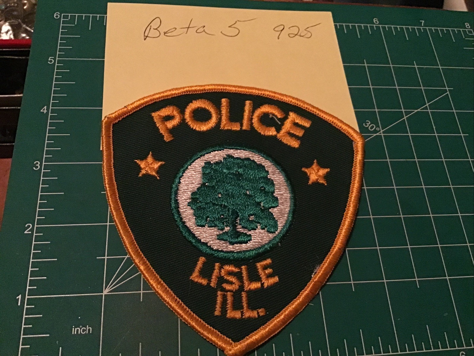 IL Lisle Illinois Police Patch Obsolete