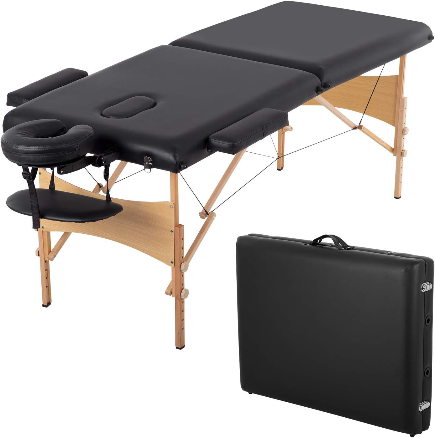 Portable Massage Table 24 Inch Wide Lash Bed Height Adjustable