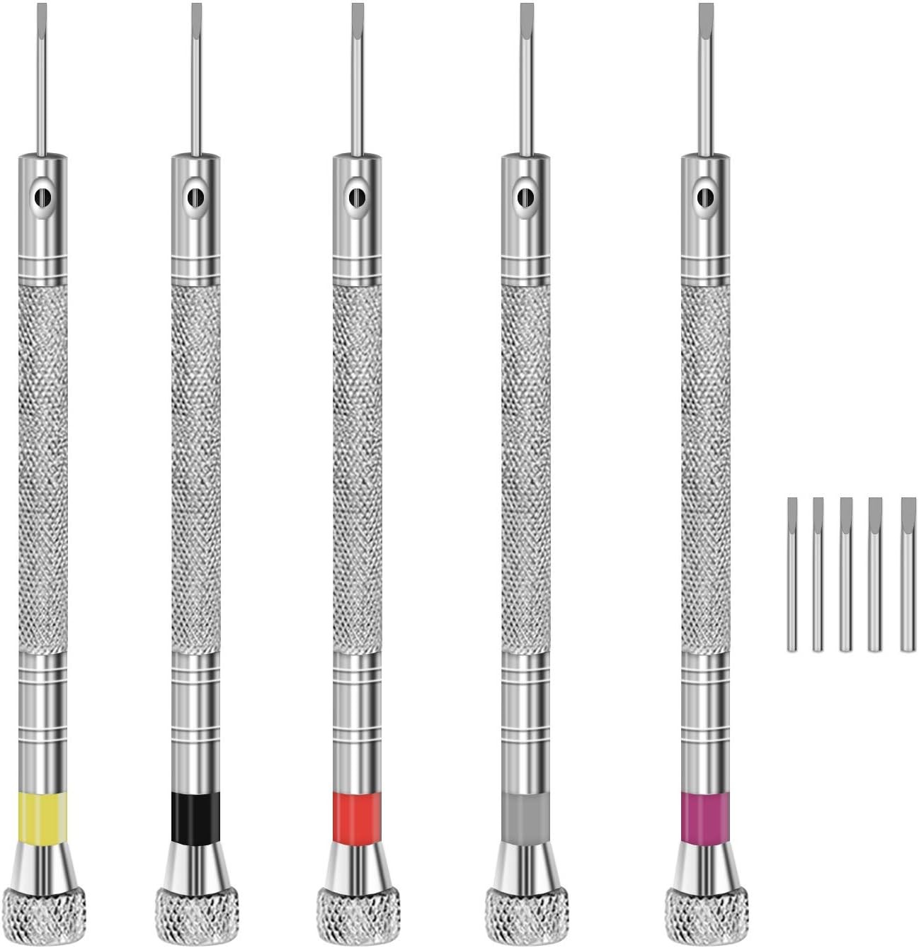 Mini Screwdriver Set, 10Pcs Screwdriver Kit for Watches, Glasses and