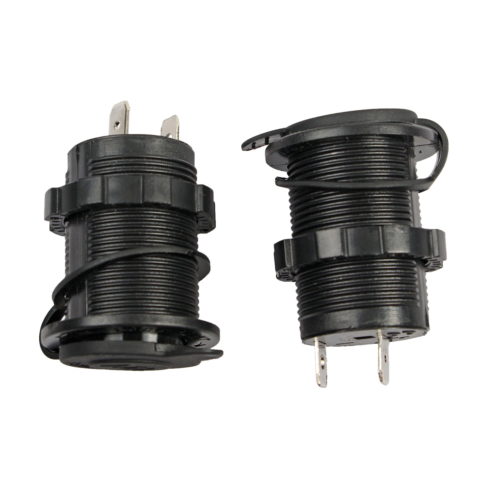 For 12V Car Marine ATV 2 Pieces Cigarette Lighter Power Plug Socket