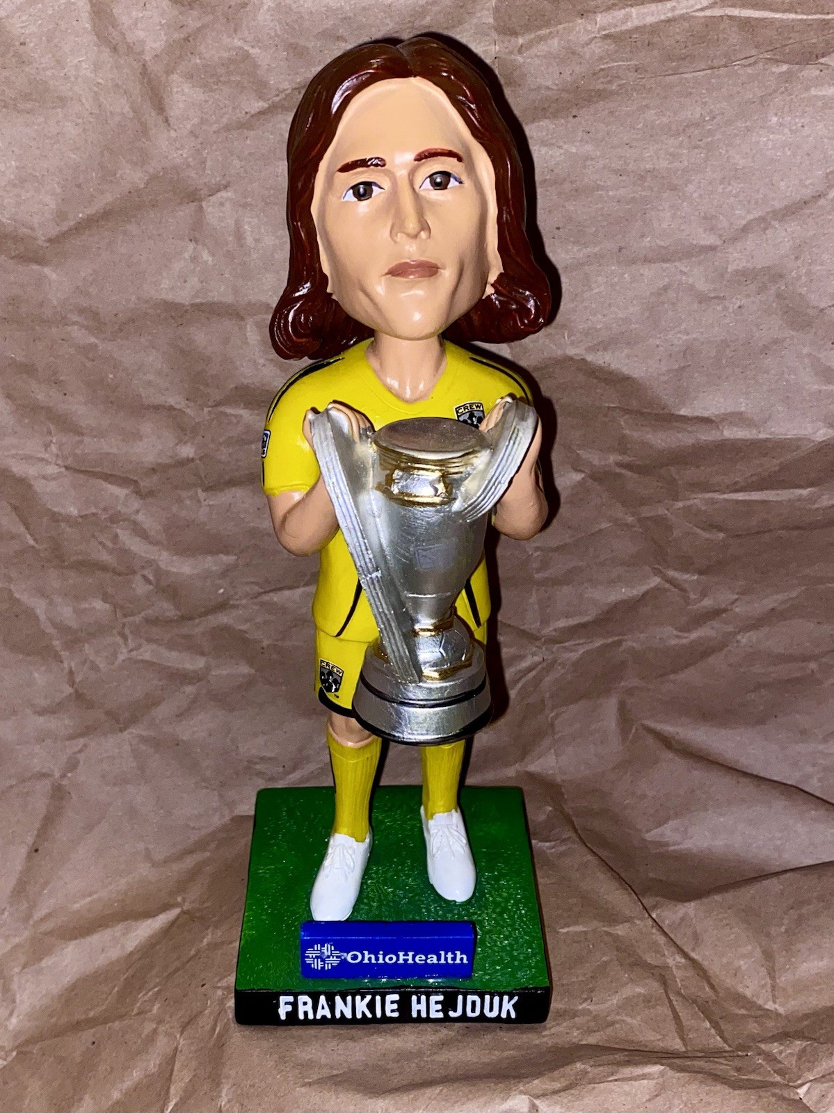COLOMBUS CREW 2014 FRANKIE HEJDUK BOBBLE HEAD Ohio Health Soccer Football VHTF