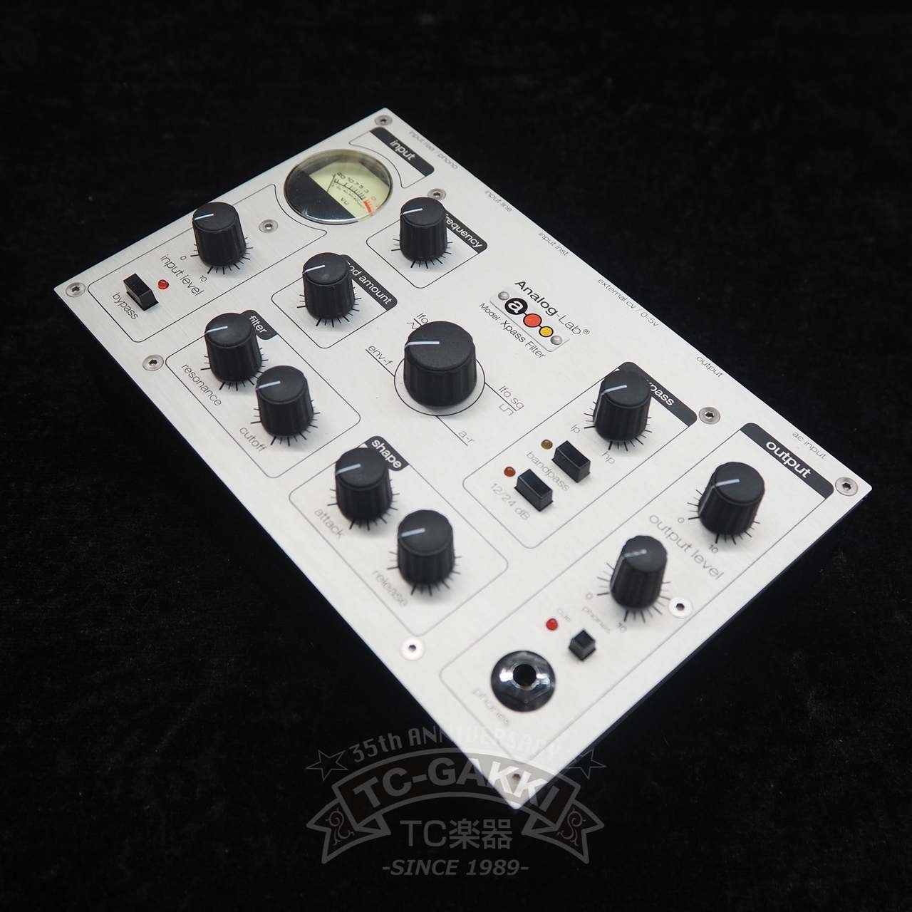 Analog-Lab XPass Filter with Backlit VU Meter Used Analog Audio Filter