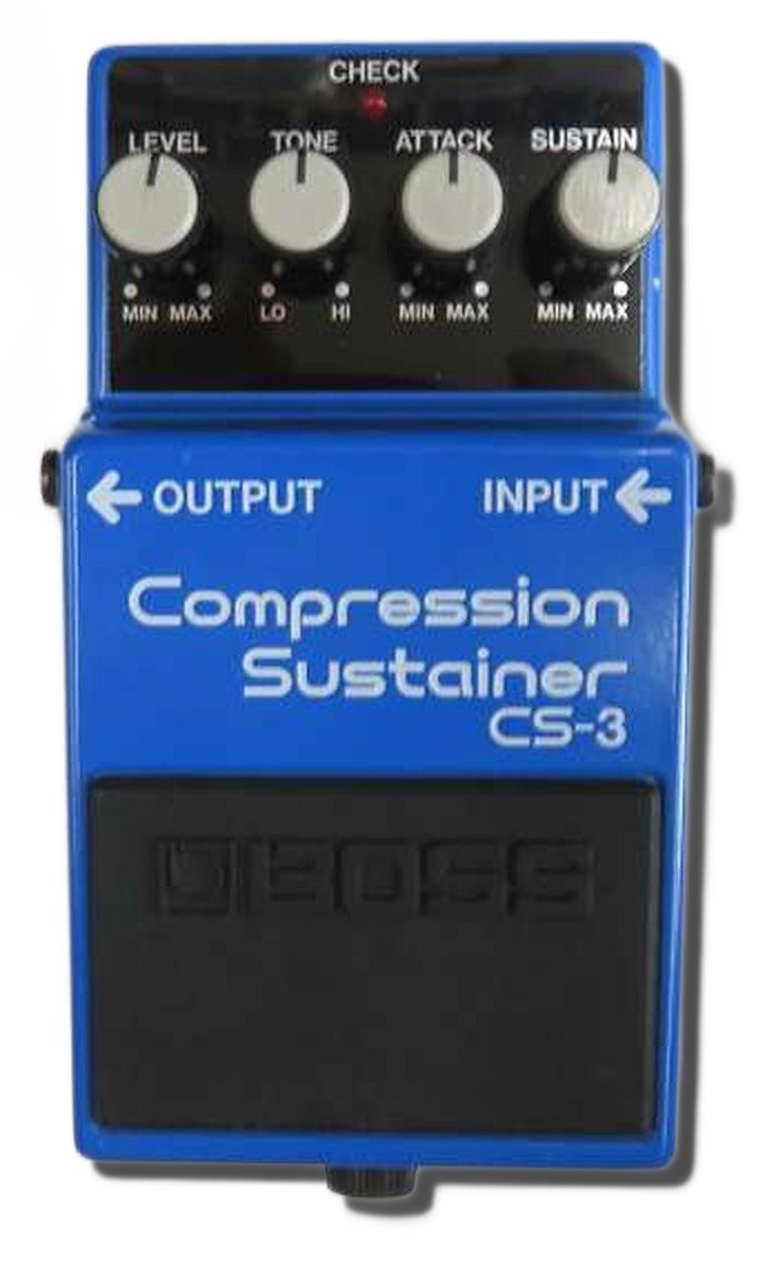 BOSS Compression Sustainer CS-3 Compressor Effects Pedal Tested & Works 28438