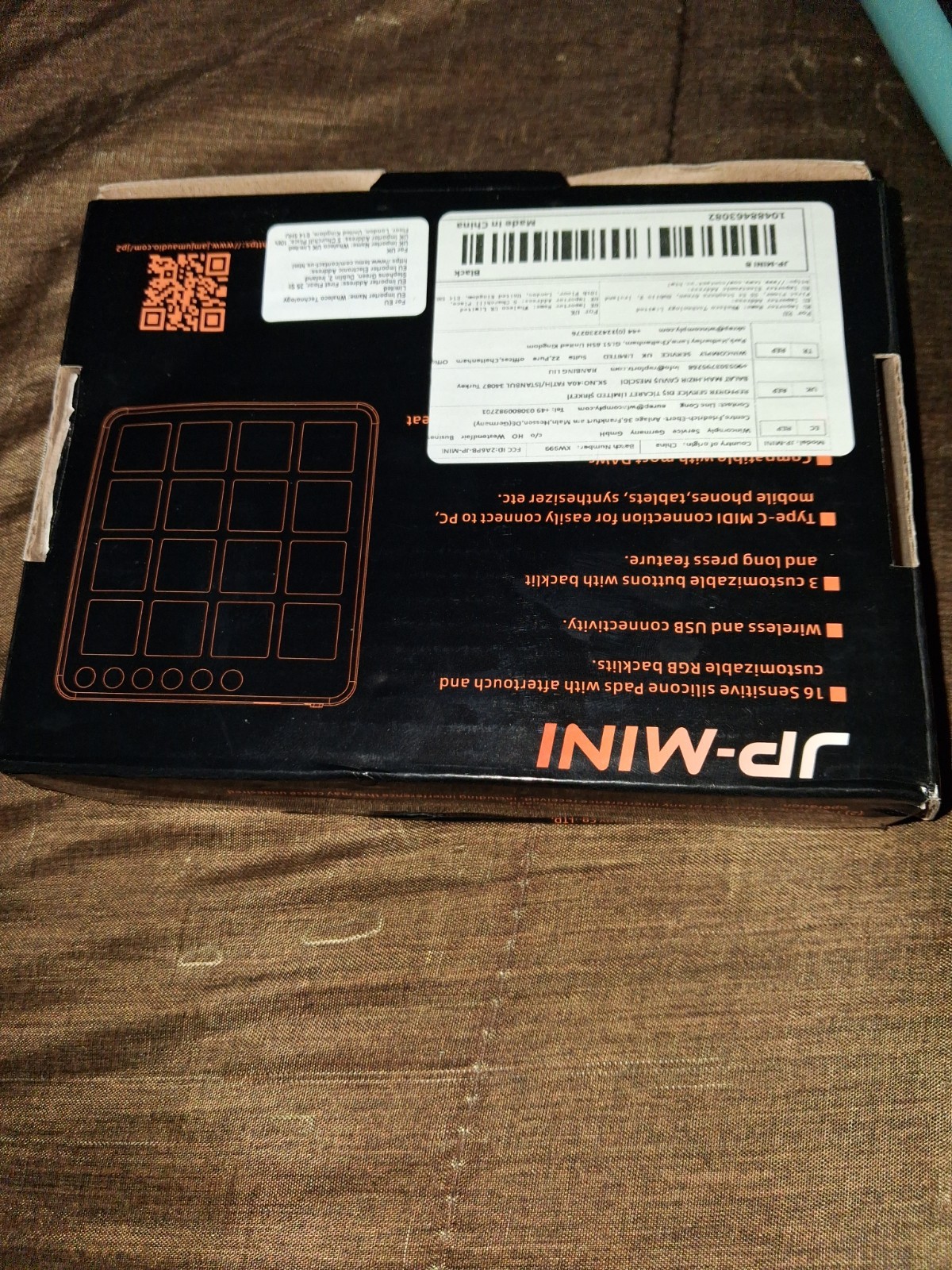 Mini MIDI Pocket Beat Pad Jamjum
