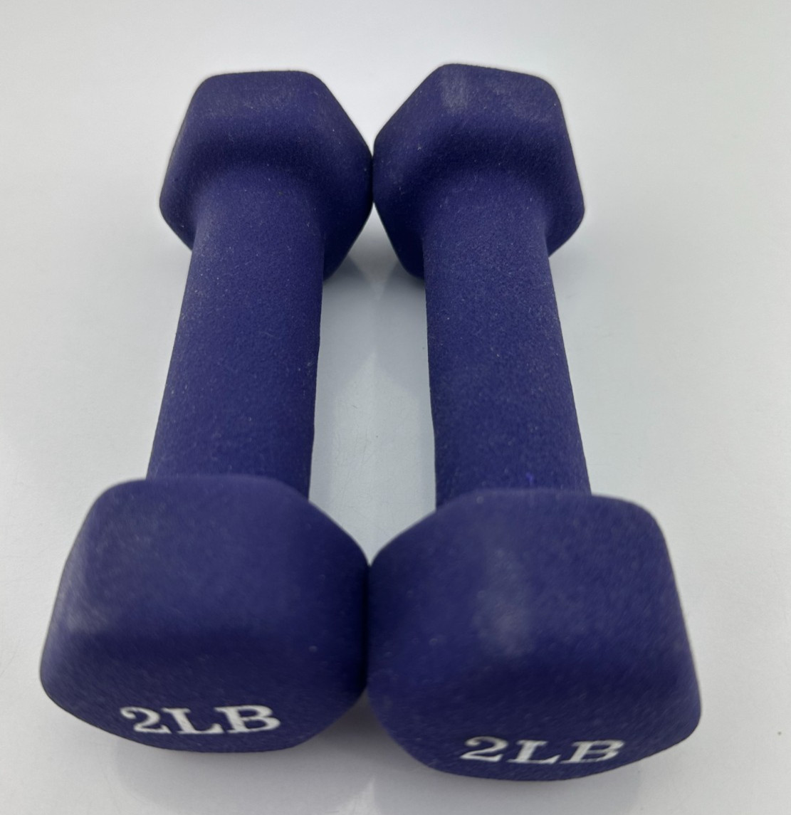 Neoprene Hex Dumbbell Hand Weights 2Lbs, Set of 2 - Workout Strength Training
