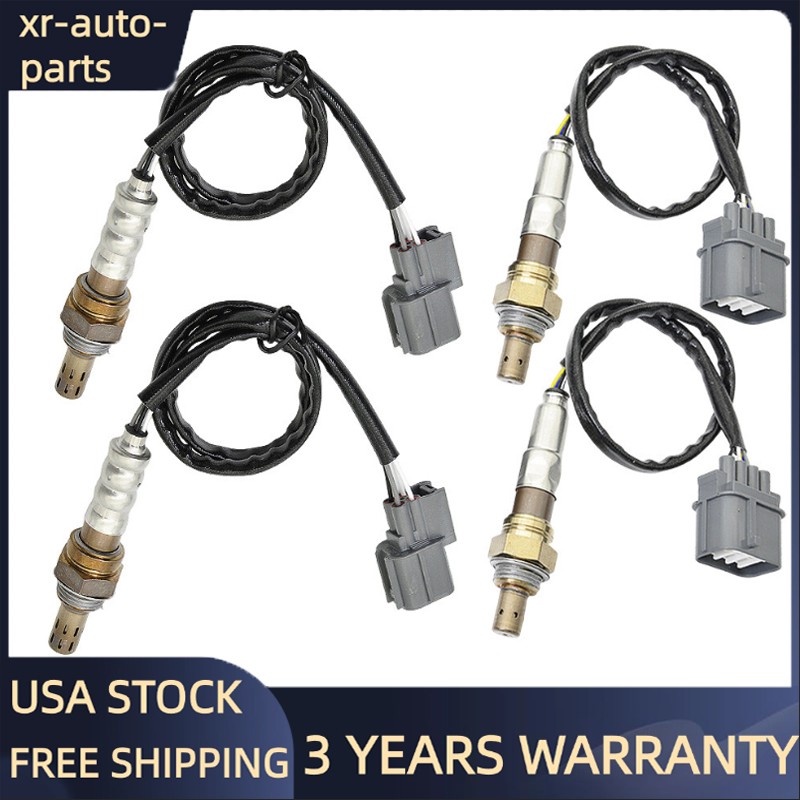4Pcs Oxygen O2 Sensors For Honda Accord 3.0L V6 2003 2004 2005 2006 2007 2345010