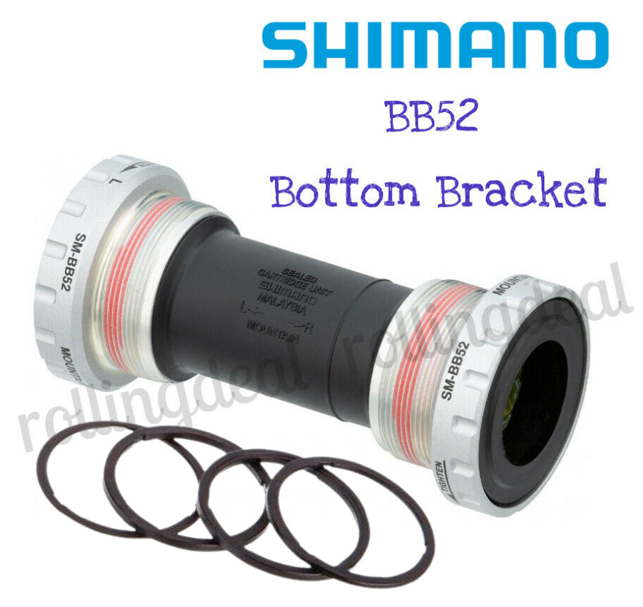 Shimano Deore BSA BB52 Hollowtech II Bottom Bracket 68/73mm