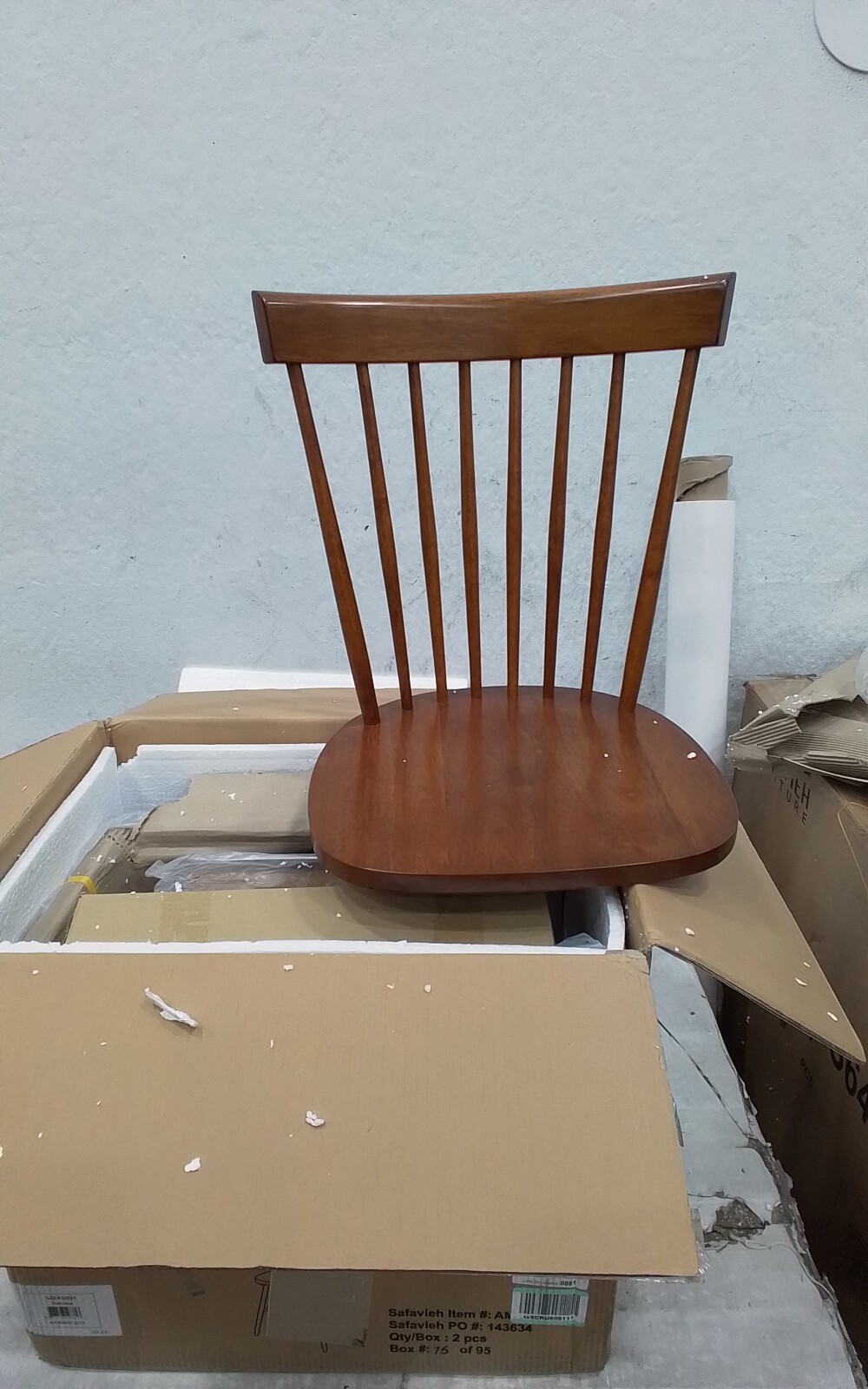 Safavieh PARKER SPINDEL SIDE CHAIR, Reduced Price 2172732416 AMH8500C