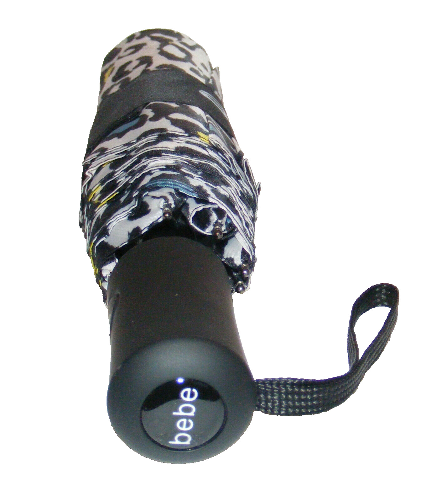 bebe Automatic Open Umbrella Windproof Leopard Print bebe Logo