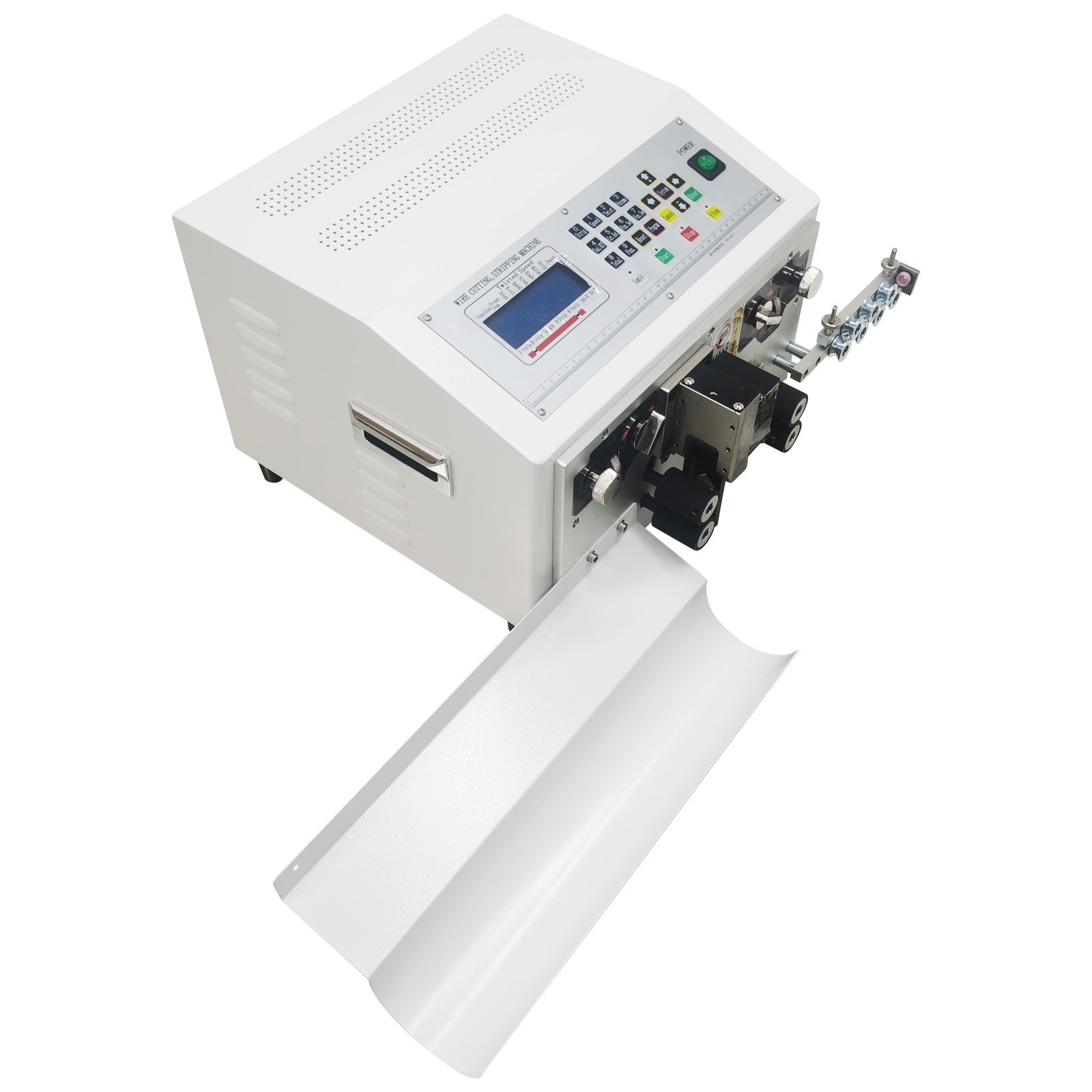 500W 110V Full Automatic Computer Wire Stripping Cutting Machine 3000-8000 pcs/h