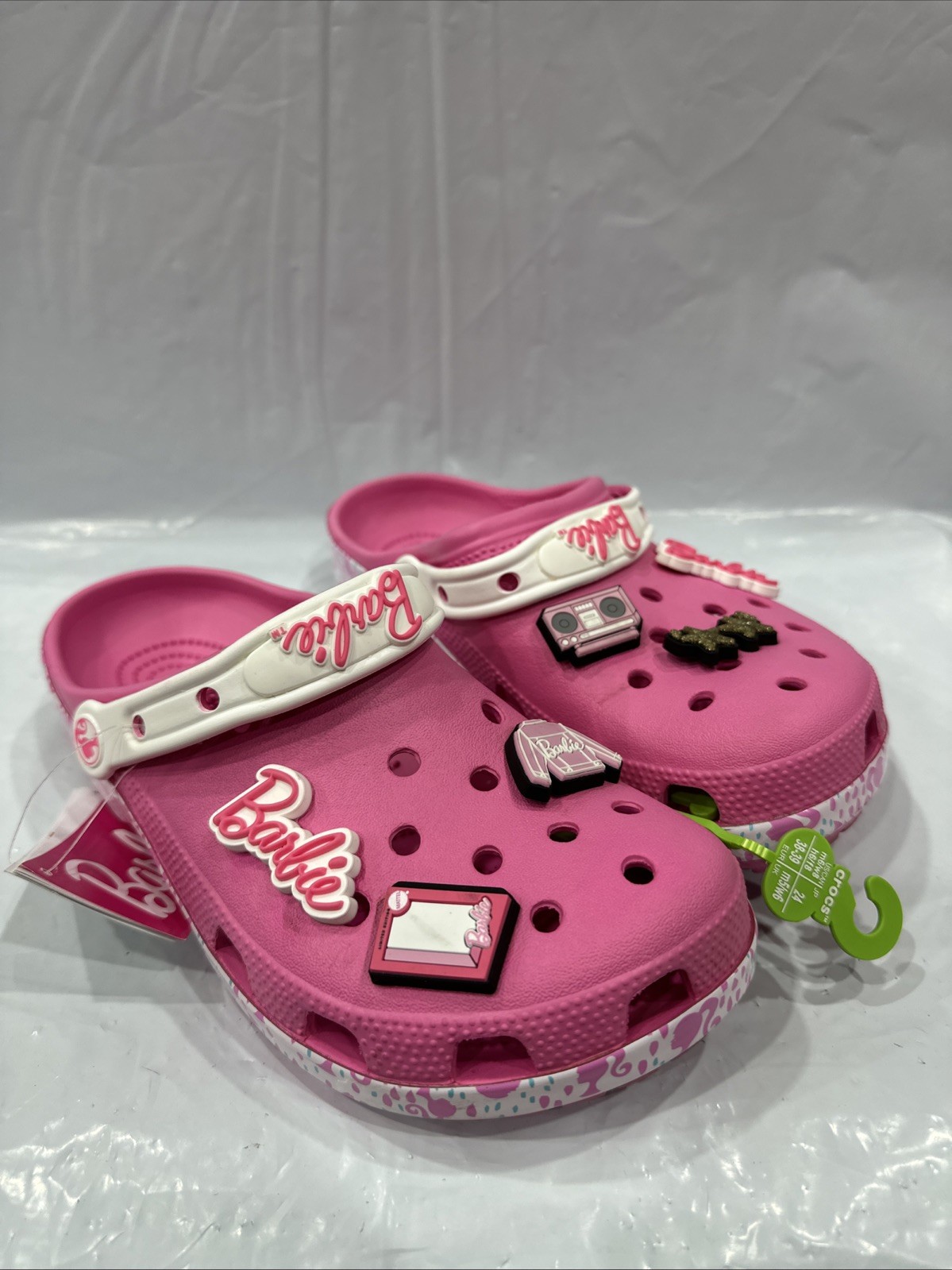 crocs clog men’s 6 women’s 8 PINK BARBIE EBS2633
