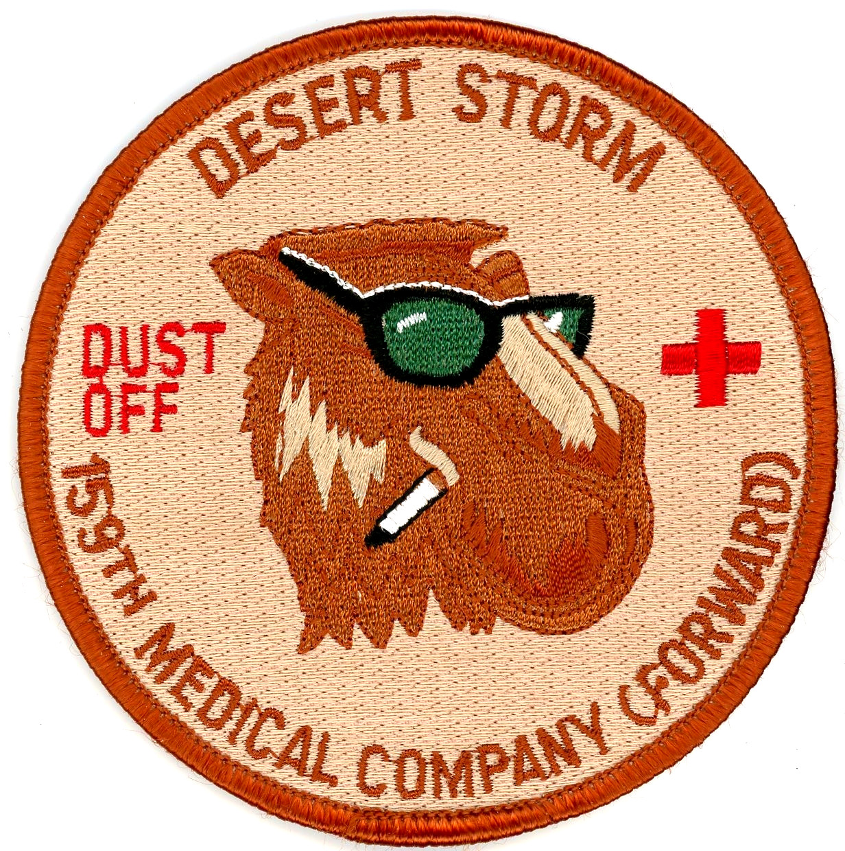 US Army Patch: 159th Medical Company DUSTOFF MEDEVAC Desert Storm