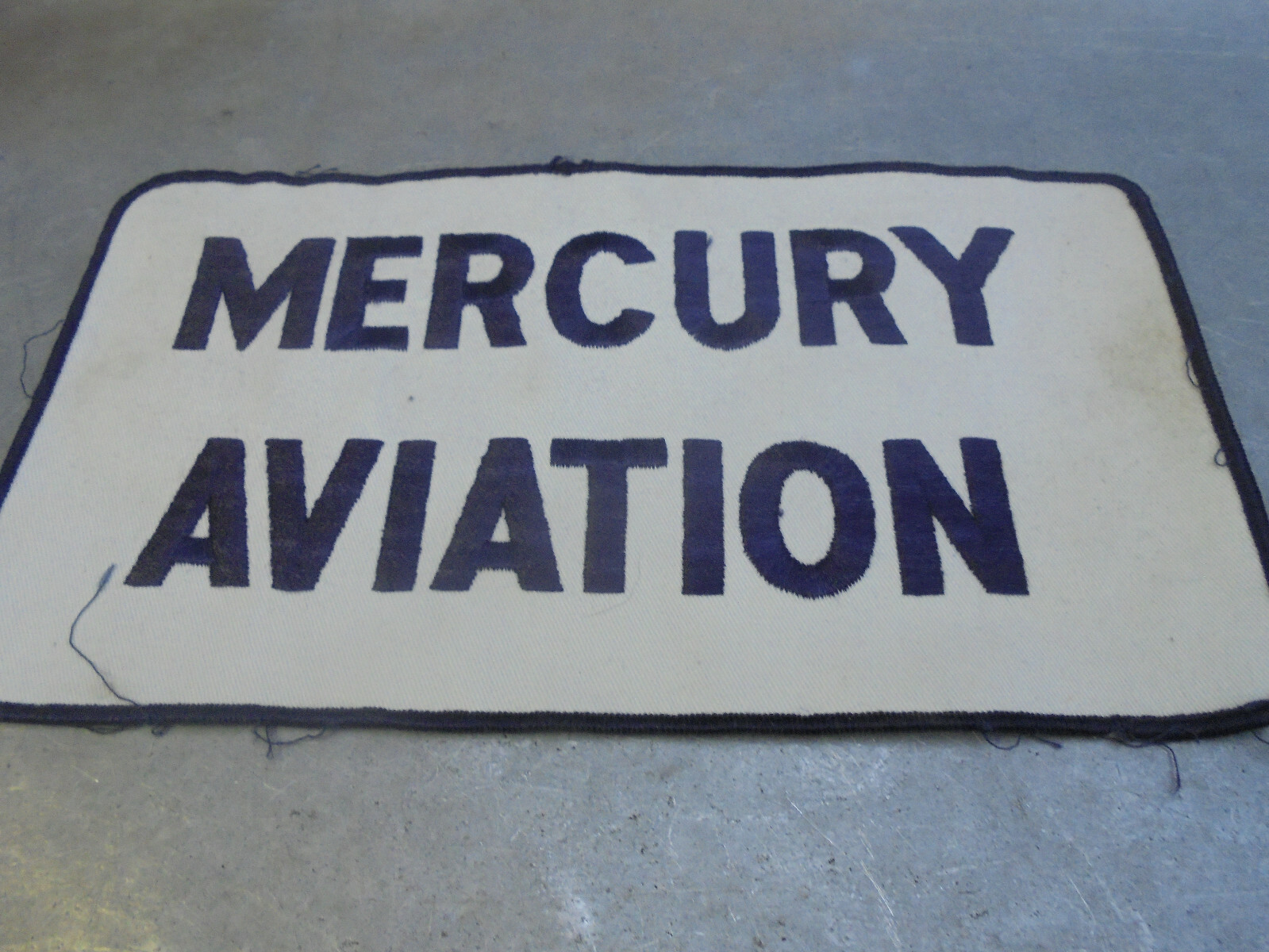 Vintage Large Mercury Aviation Cloth patch