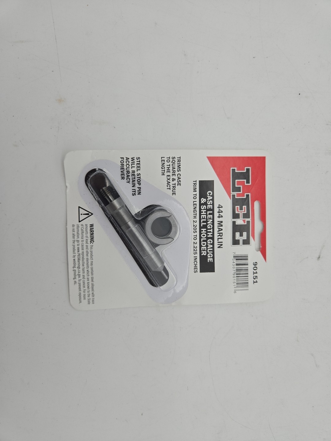 Lee Case Length Gauge & Shell Holder 444 Marlin