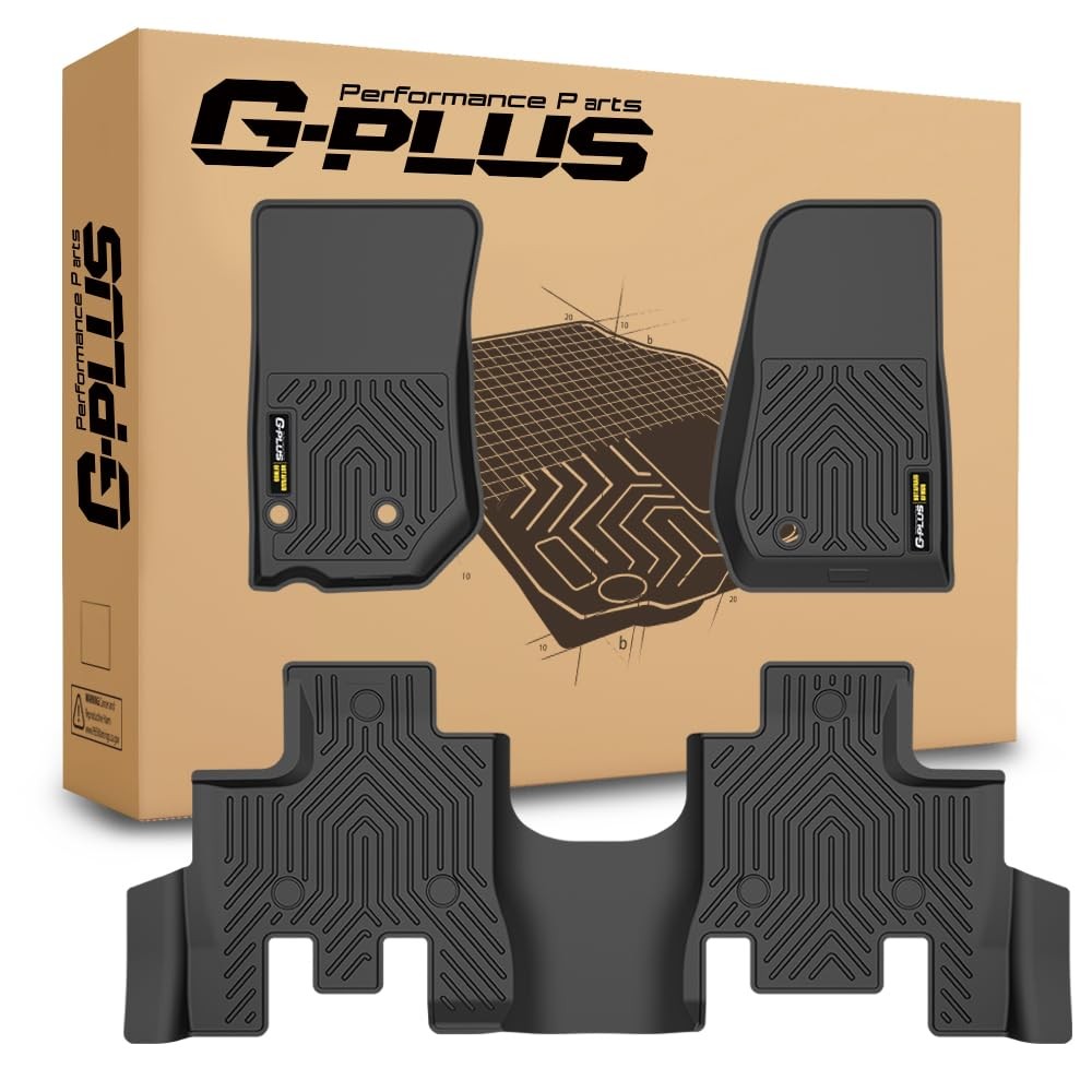 Floor Mats Fit Jeep Wrangler JK 2013-2018 Unlimited 4 Door Only