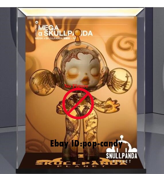 Display Box Light Case Fit SKULLPANDA 400% Wu Jian'an-The Heaven Action Figure