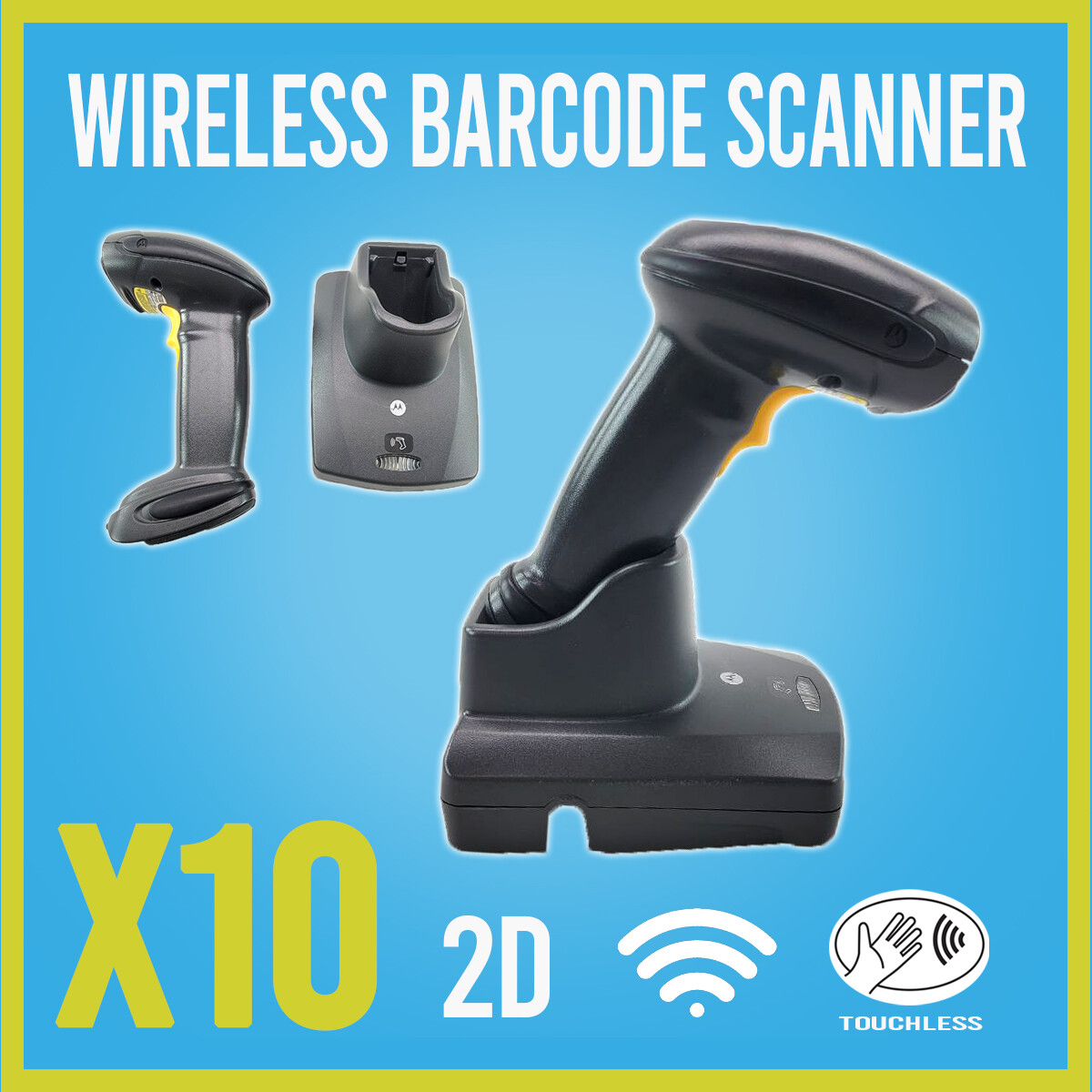 Motorola Symbol DS6878 wireless Scanner CR0078-PC1F007WR bluetooth Cradle 10 pk