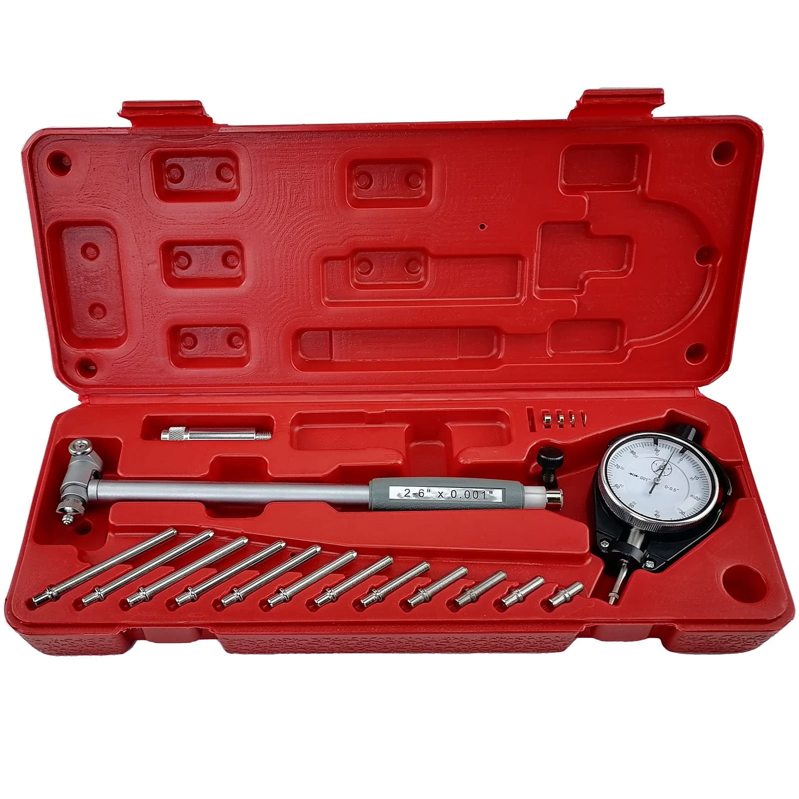 AeKeatDa Dial Indicator Bore Gage 2" - 6" Range(0.001"), Bore...
