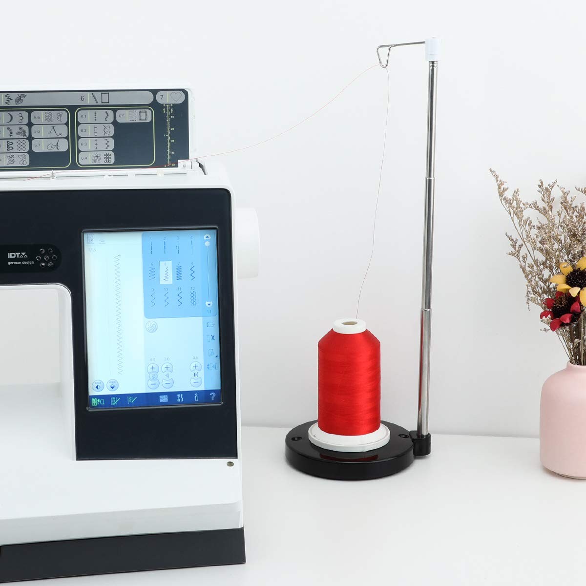 Adjustable Cone Thread Stand Spool Holder for Sewing Machine Embroidery Quilt...