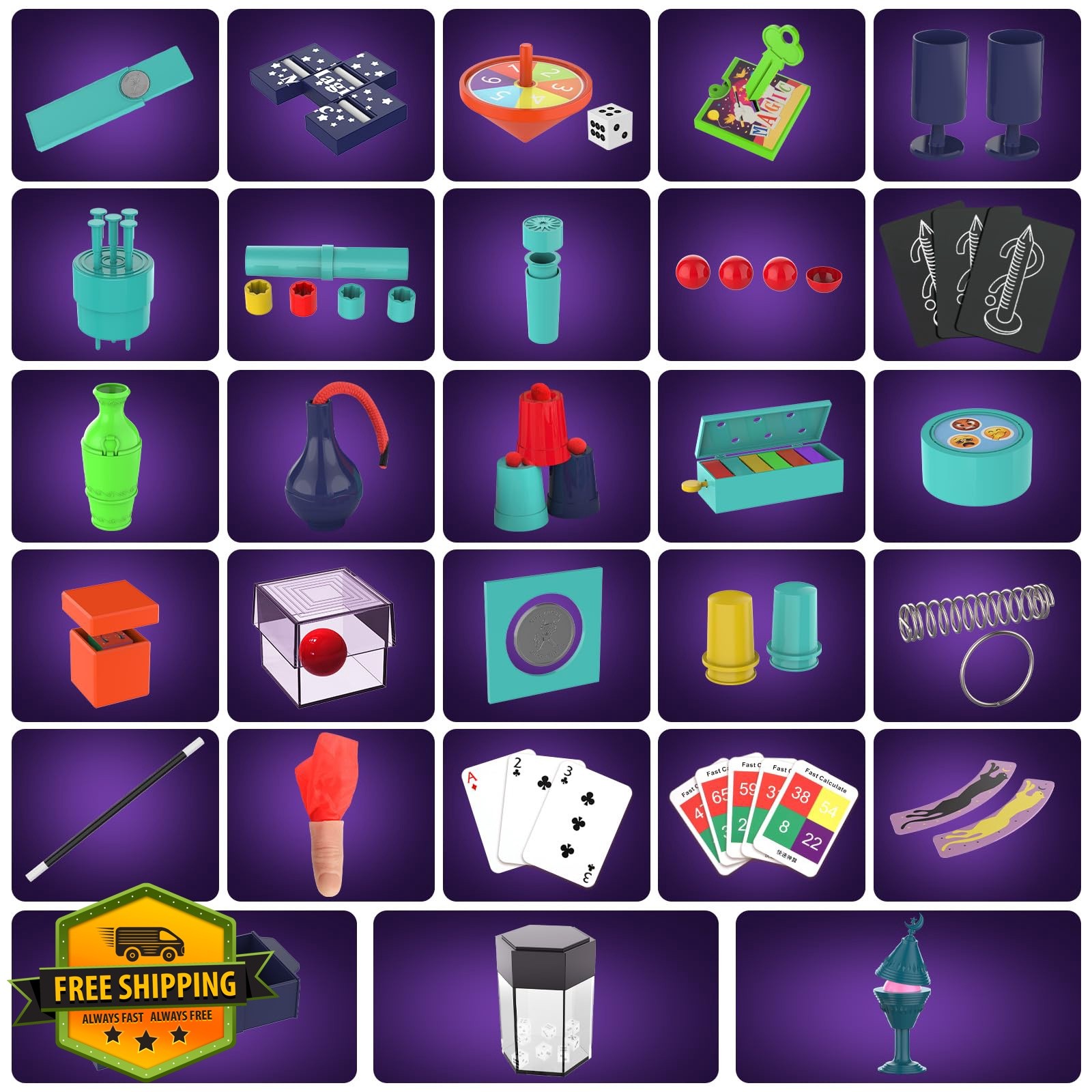 Nicella Magic Kit 208 Tricks 28PCS