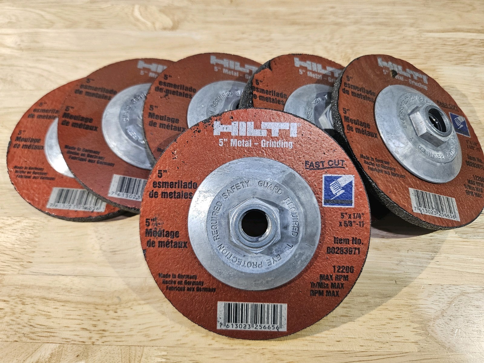 Hilti 5" Metal Grinding Disc (6 Pack)