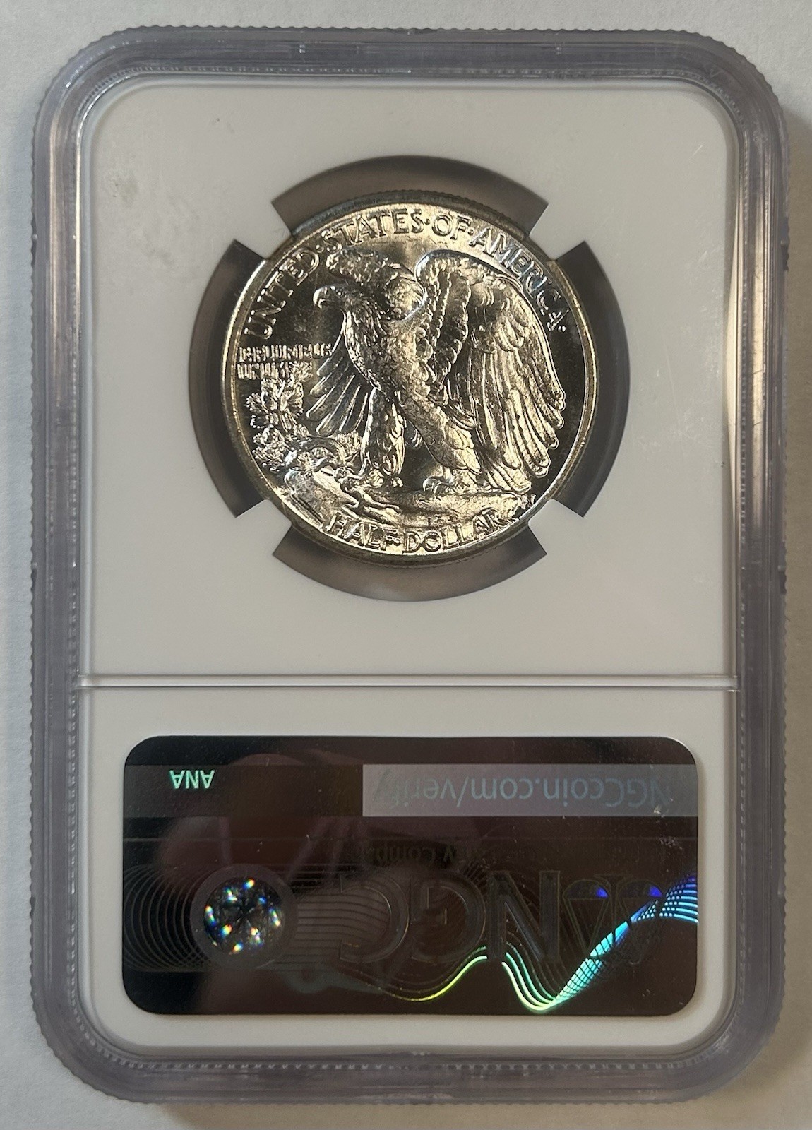 1943-D Walking Liberty Half Dollar NGC/CAC MS 65