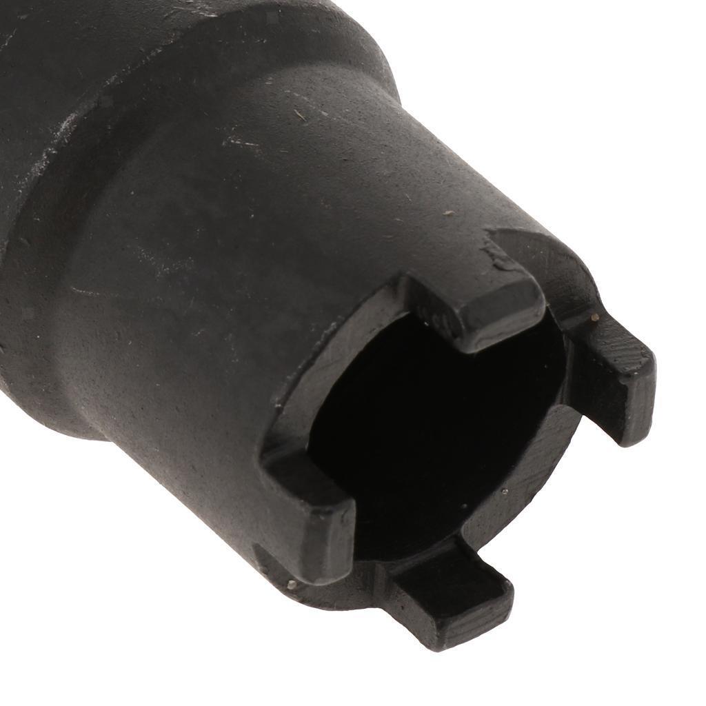 Special 4-pin Spanner Socket Tool For Slotted Castle Locking Nut Remover - as