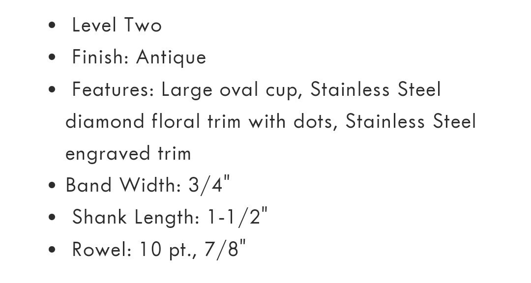 Metalab Diamond Floral Spurs