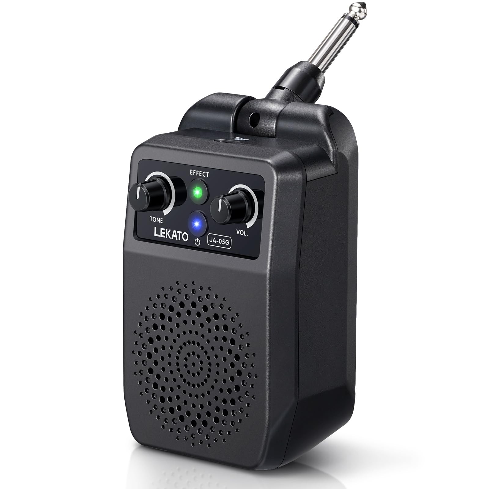 LEKATO Mini Electric Guitar Amp 5W, Portable Guitar Amp Bluetooth with Built-in