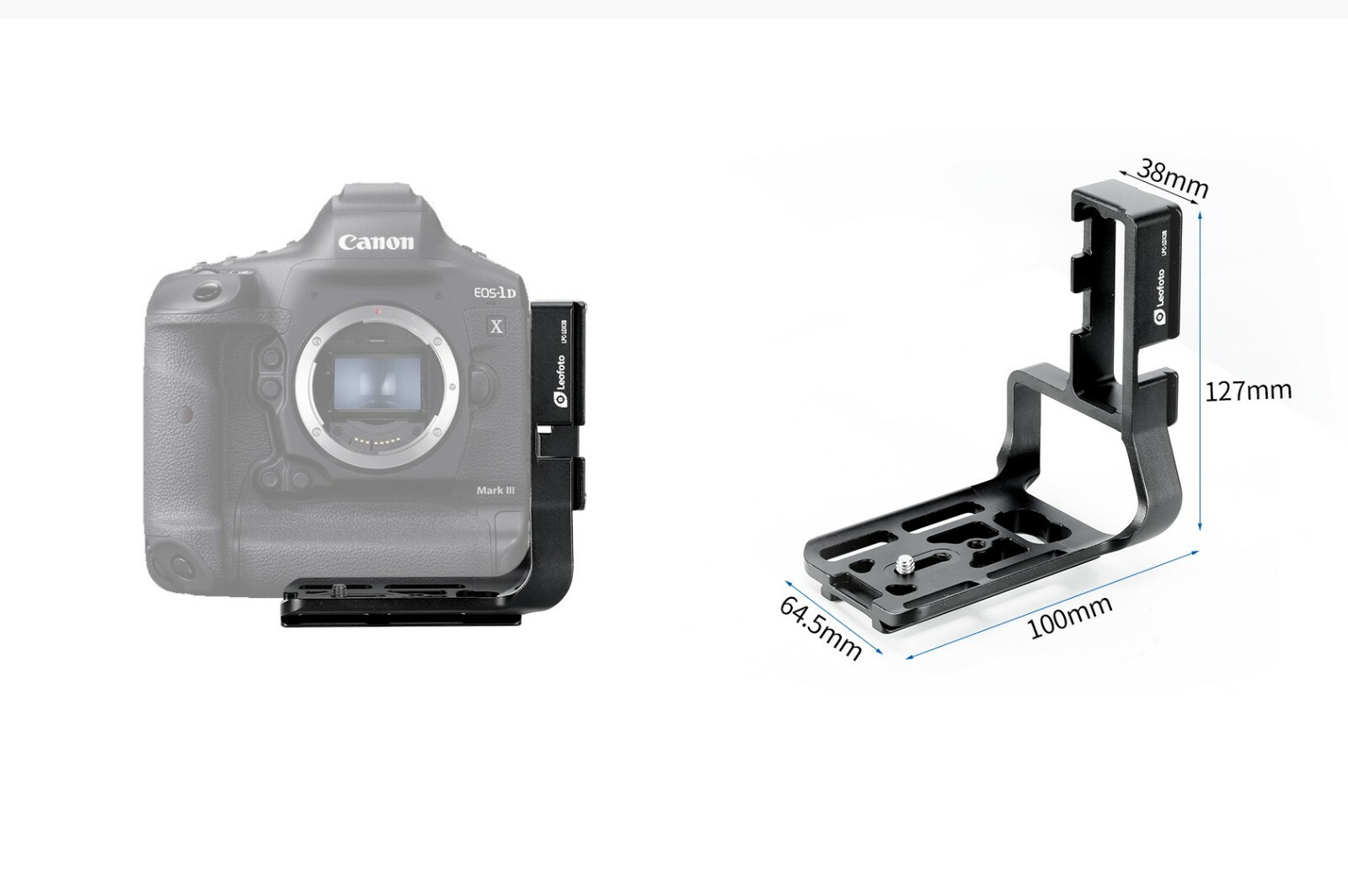 【Leofoto USA】LEOFOTO LPC-1DX3B L Plate for Canon 1DX III Camera /ARCA