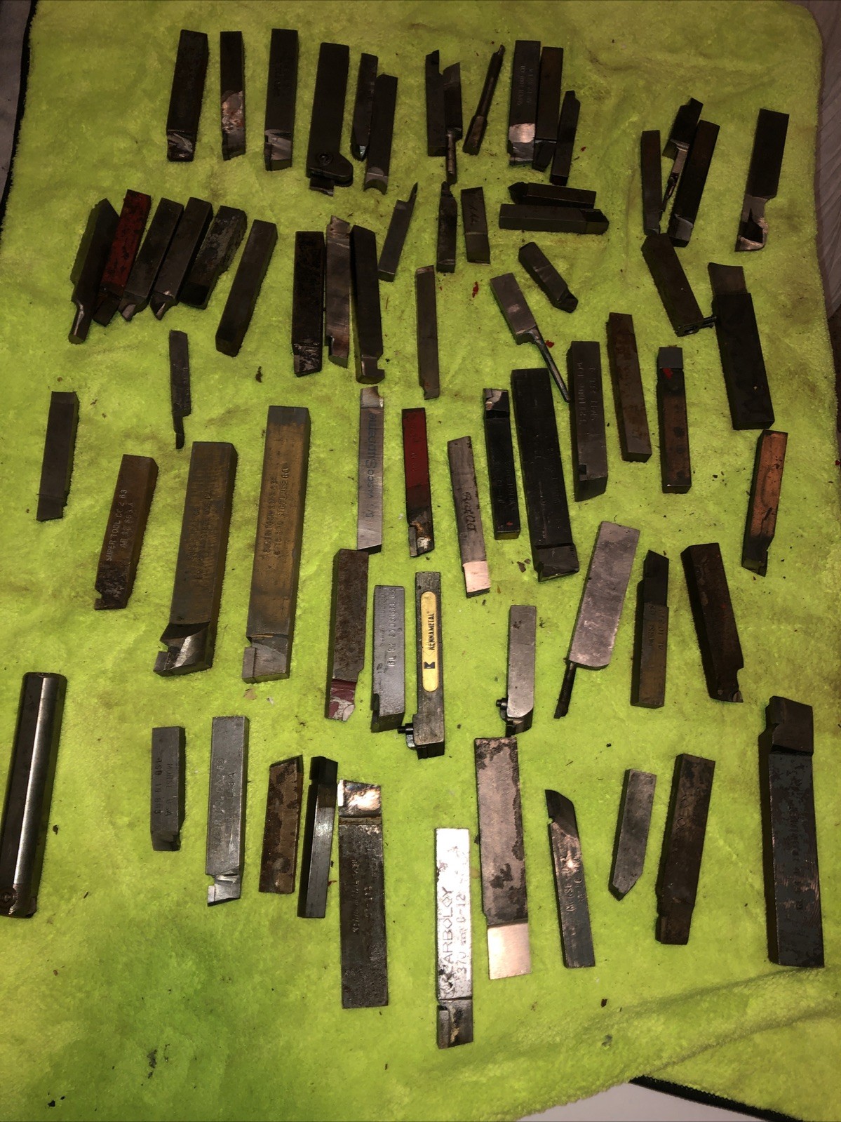 Lot 70 Carbide HSS Lathe Super Tool Cutter Carbaloy Super Vasco Morse Kennametal