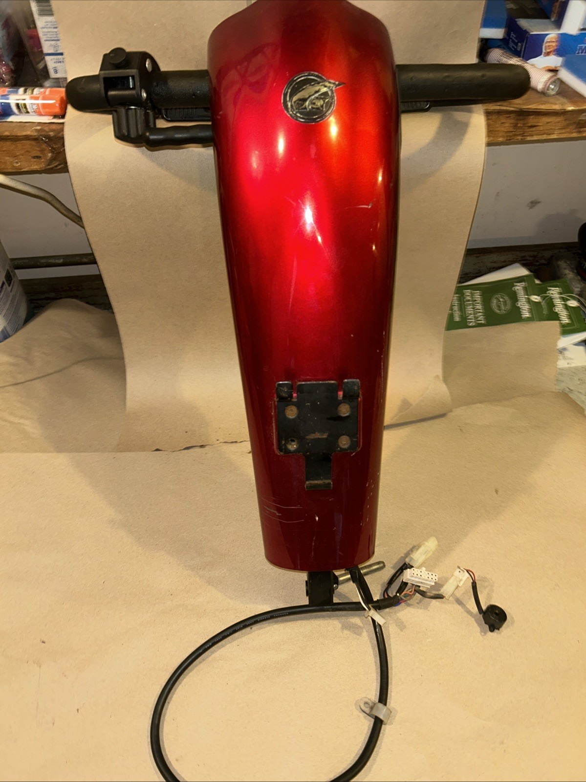 Jazzy Golden companion steering column, wig, wag handle complete W/ KEY mobility