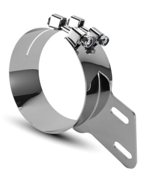 7" Stainless Steel Butt Joint Exhaust Clamp Fit for Peterbilt Kenworth and 7in