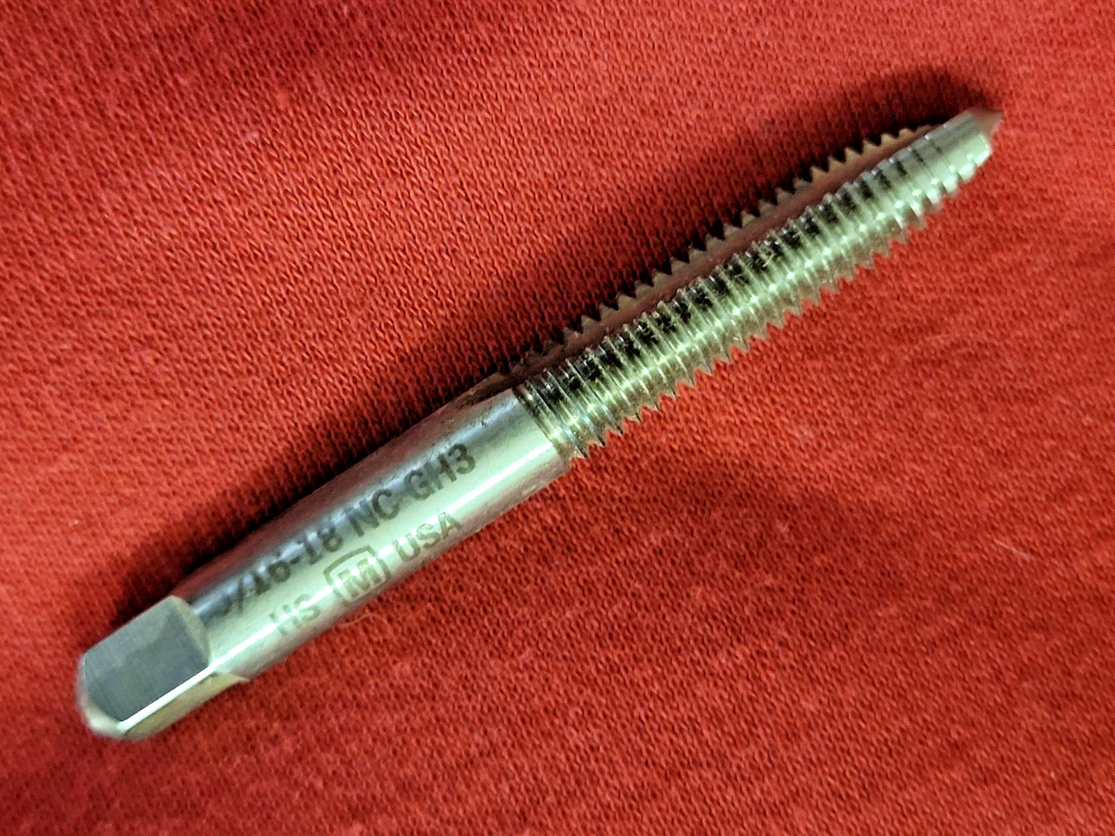 5/16-18 NC Spiral Point 2 Flute Plug Tap Morse MT3633015 Power Gun Tap USA H3