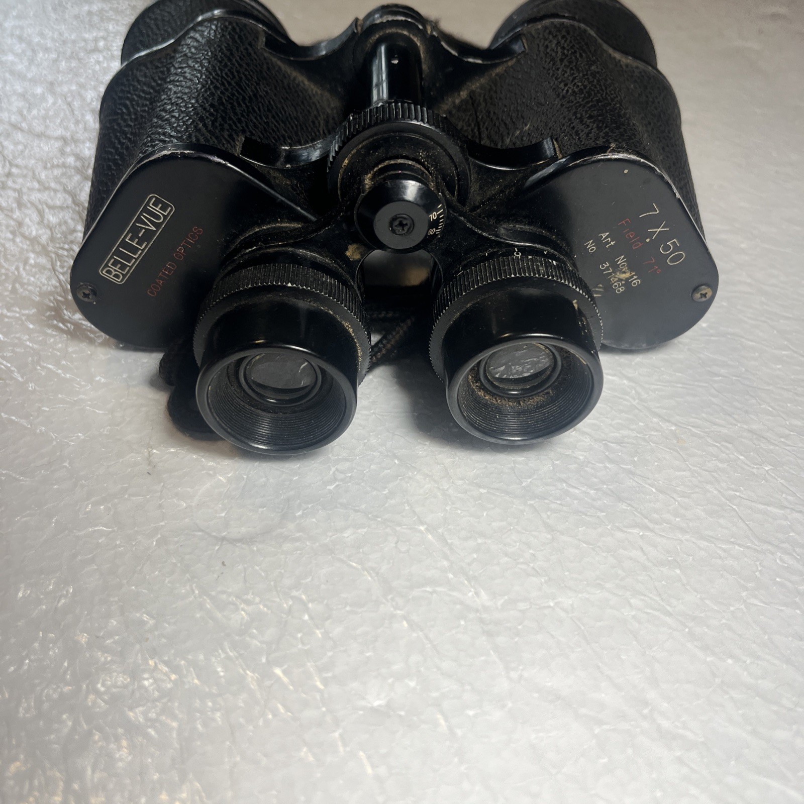 Binoculars BELLE-VUE Coated Optics 7 X 50 Field 71. Art No 116. No. 371468