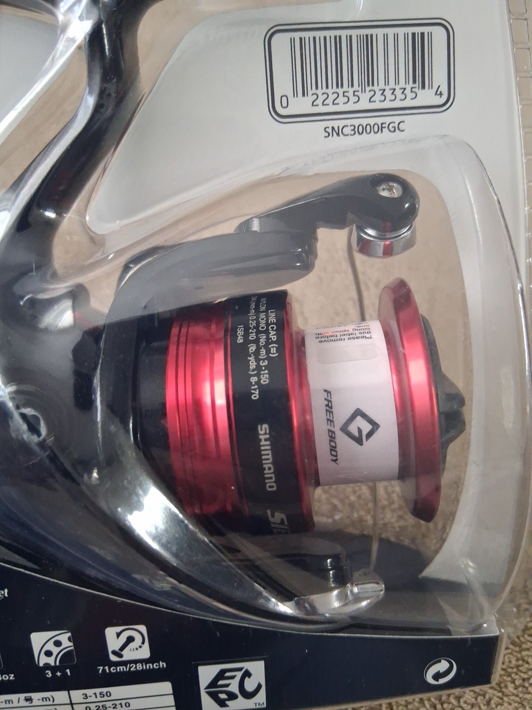 Shimano 19 Sienna C3000 Spinning Reel 3.5kg Drag 250g Light Shore Saltwater