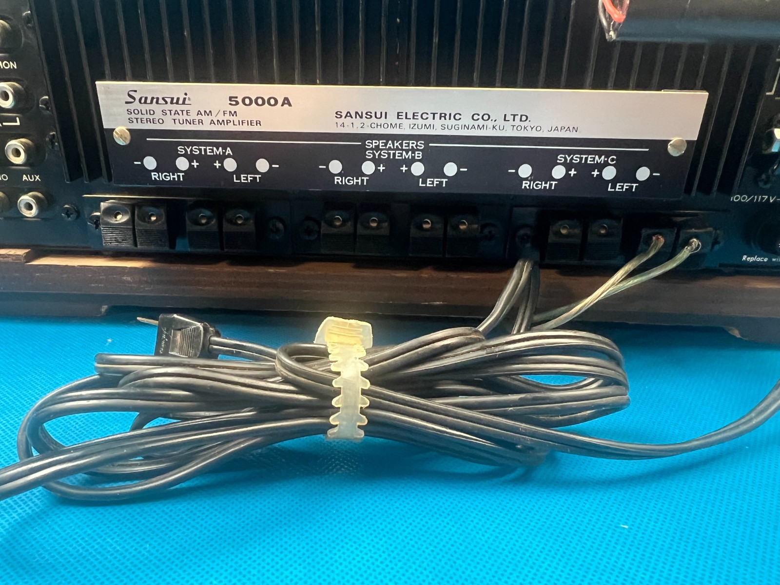 Sansui 5000A Solid State AM/FM Stereo Tuner Amplifier Japan