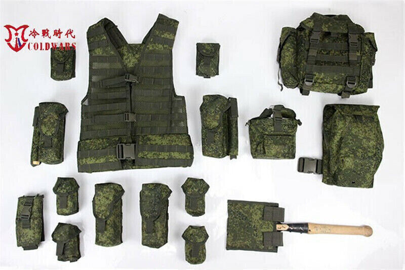 Stock IN US! Russian Tactical 6SH117 Molle Bag Emr Combat Equipment Replica Vest