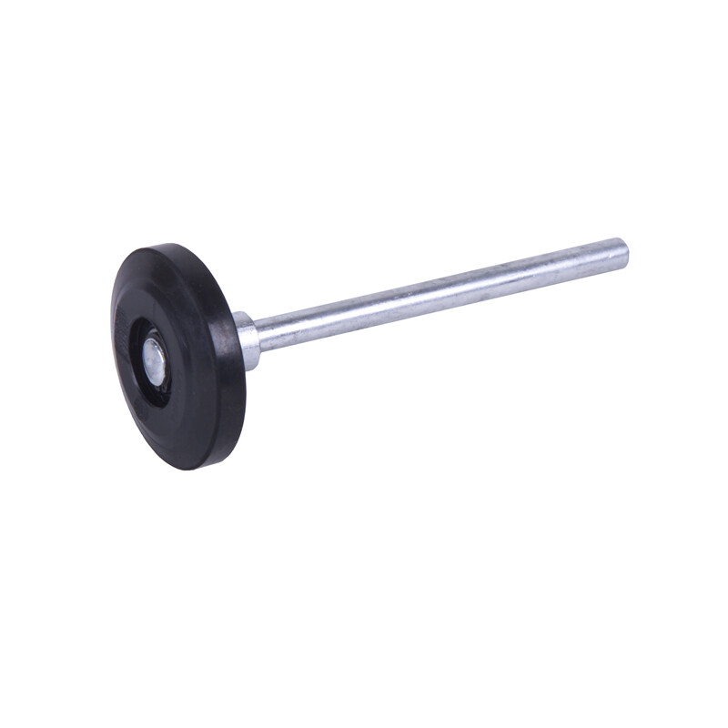 Garage Door Rollers 3″ Rubber Tire 7 1/4" Zinc Stem 6202 Sealed Bearing 12' Door