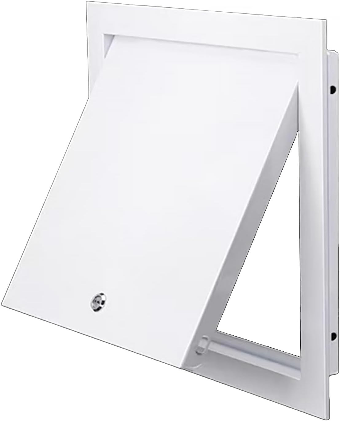 Steel Access Panel Door, Lockable Reinforced Metal Construction with Keys, Drywa