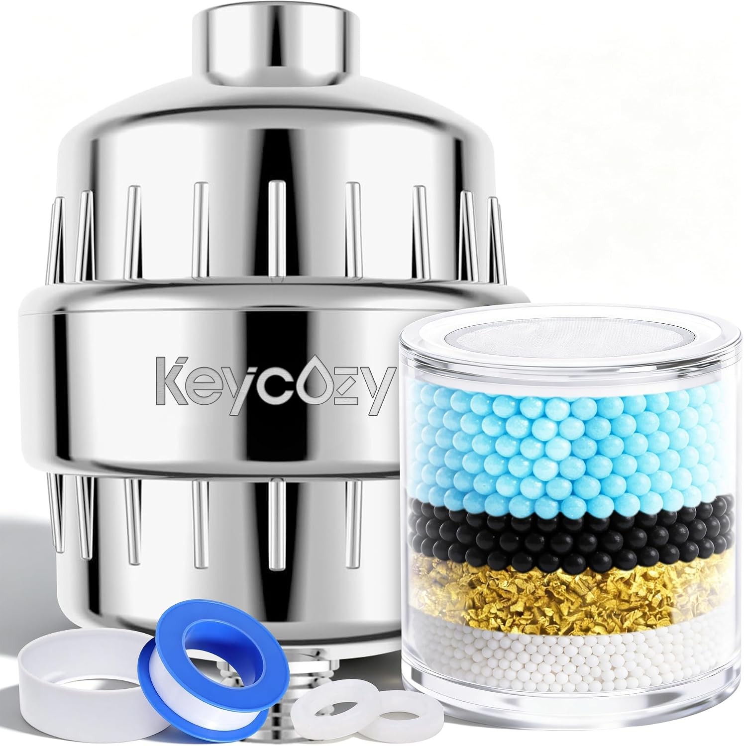 High Output Revitalizing Shower Filter, Shower Filter for Hard Water Remove