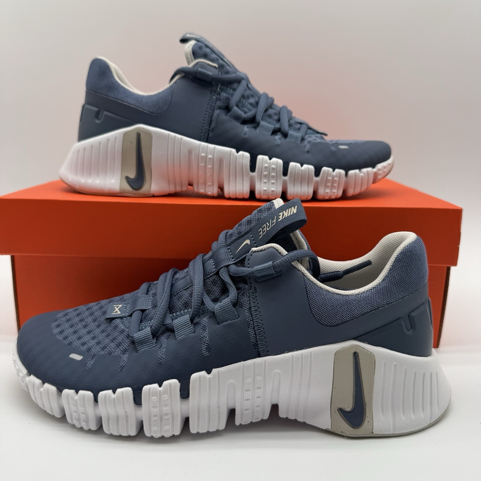 Nike Free Metcon 5 Diffused Blue White Running Sneakers FQ8779-491 Women's Sizes