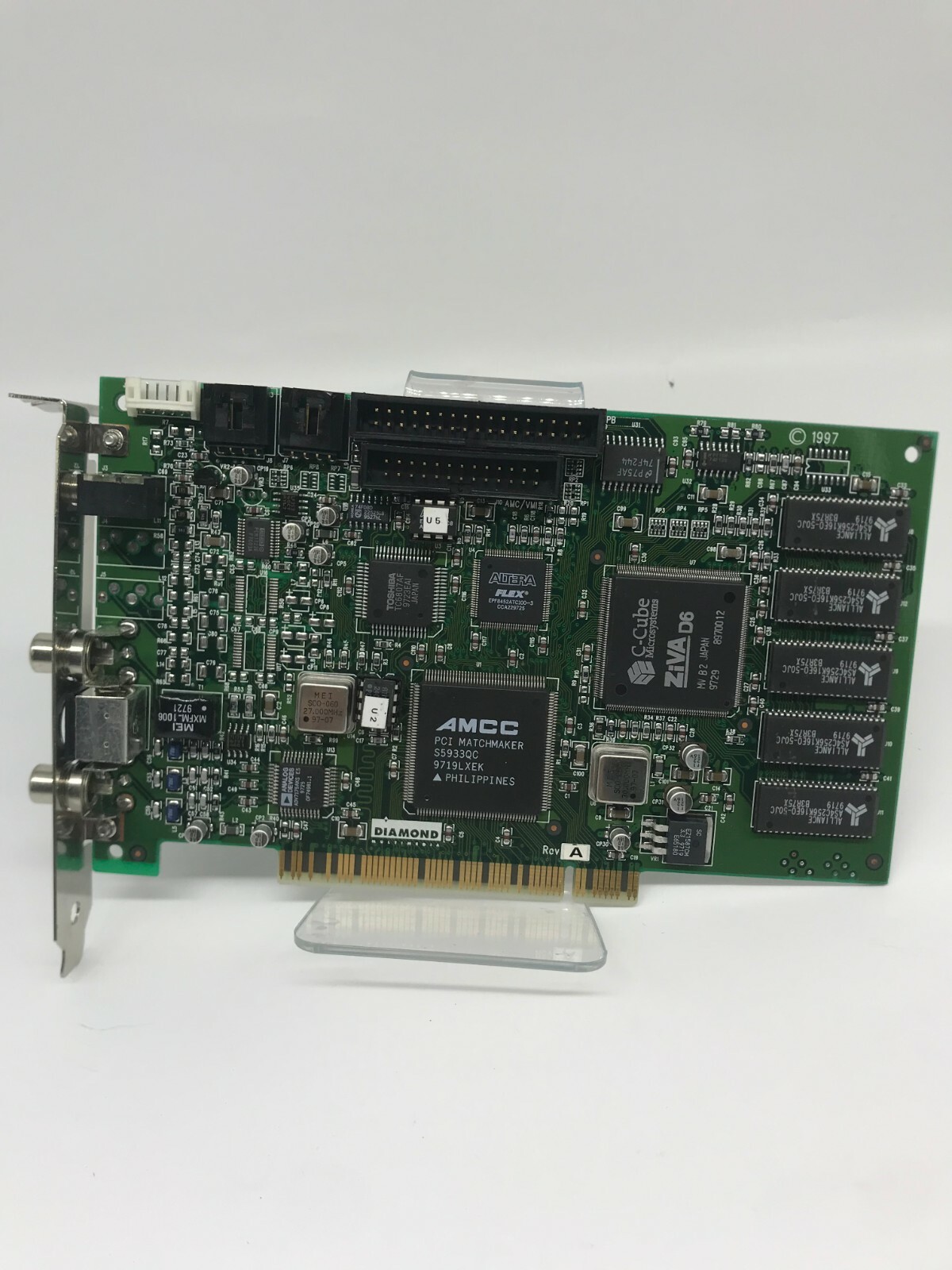 RARE VINTAGE DIAMOND MULTIMEDIA DVD 1000  PCI VIDEO CAPTURE CARD 23003124-006