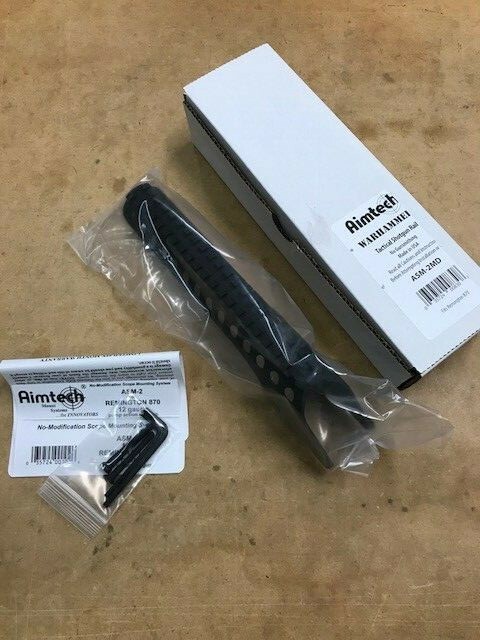 Aimtech ASM-2MD6S WARHAMMER Tactical Scope Mount shell hold for Remington 870 12